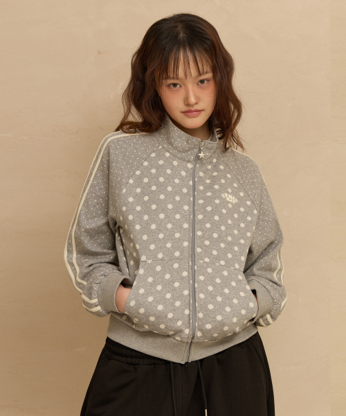 Трек-жакет Dot Raglan Track Jersey, Grey
