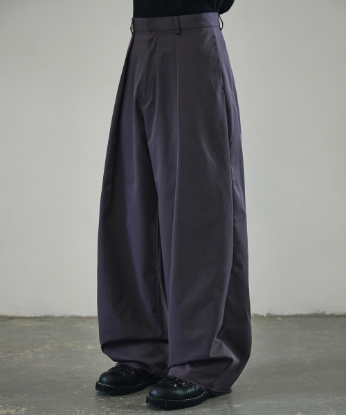 Брюки карго со складками [Purple]