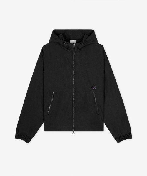 NBNAG2W322 / WOMEN 에센셜 후드 우븐 자켓 (BLACK)