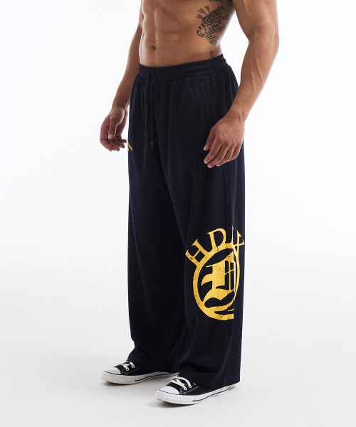Широкие сетчатые брюки Crown Giant Fit (Navy)