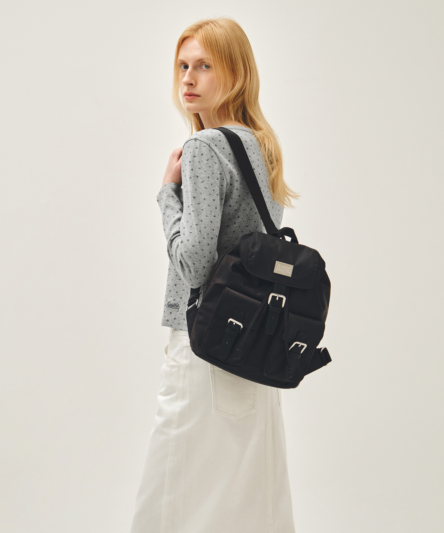 CLASSIC LOGO SMALL BACKPACK black