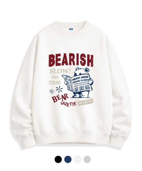 bearish sweatshirts (4color)