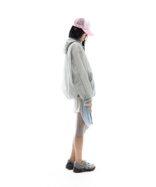 Puff Light Wind Jacket / Grey