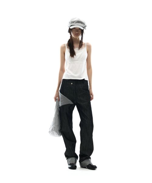 Metal Denim Pants / чёрный
