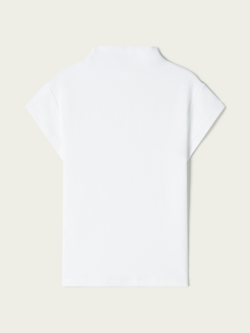 Margot Half Neck Top Cream