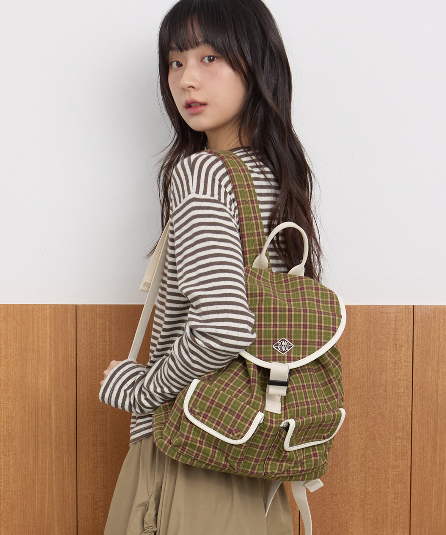 [CN]TWO POCKET BACKPACK [3 COLOR]