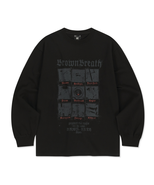 GEAR TILE LONGSLEEVE - BLACK