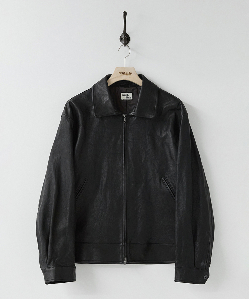 Motorcycle Drizzler Jacket Lambskin Black
