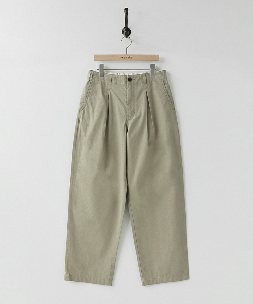Box Pleat Pants Humus