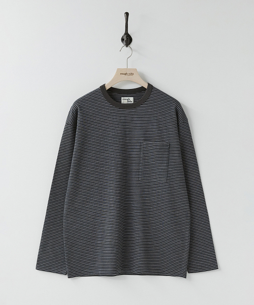 Pin Stripe длинный рукав Space Grey