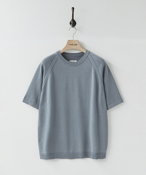 реглан половина Knit Fog синий