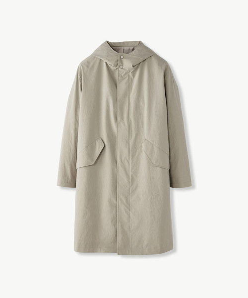 Пальто-яшан с капюшоном Beige (оверсайз) SCTVA71OSD