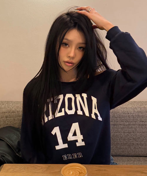открыт.плечи Arizona Sweatshirt т.синий