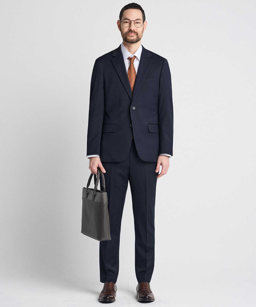 (На все сезоны) Костюм из шерсти с 4-way stretch_Navy (Slim)_SSJVZ12SET