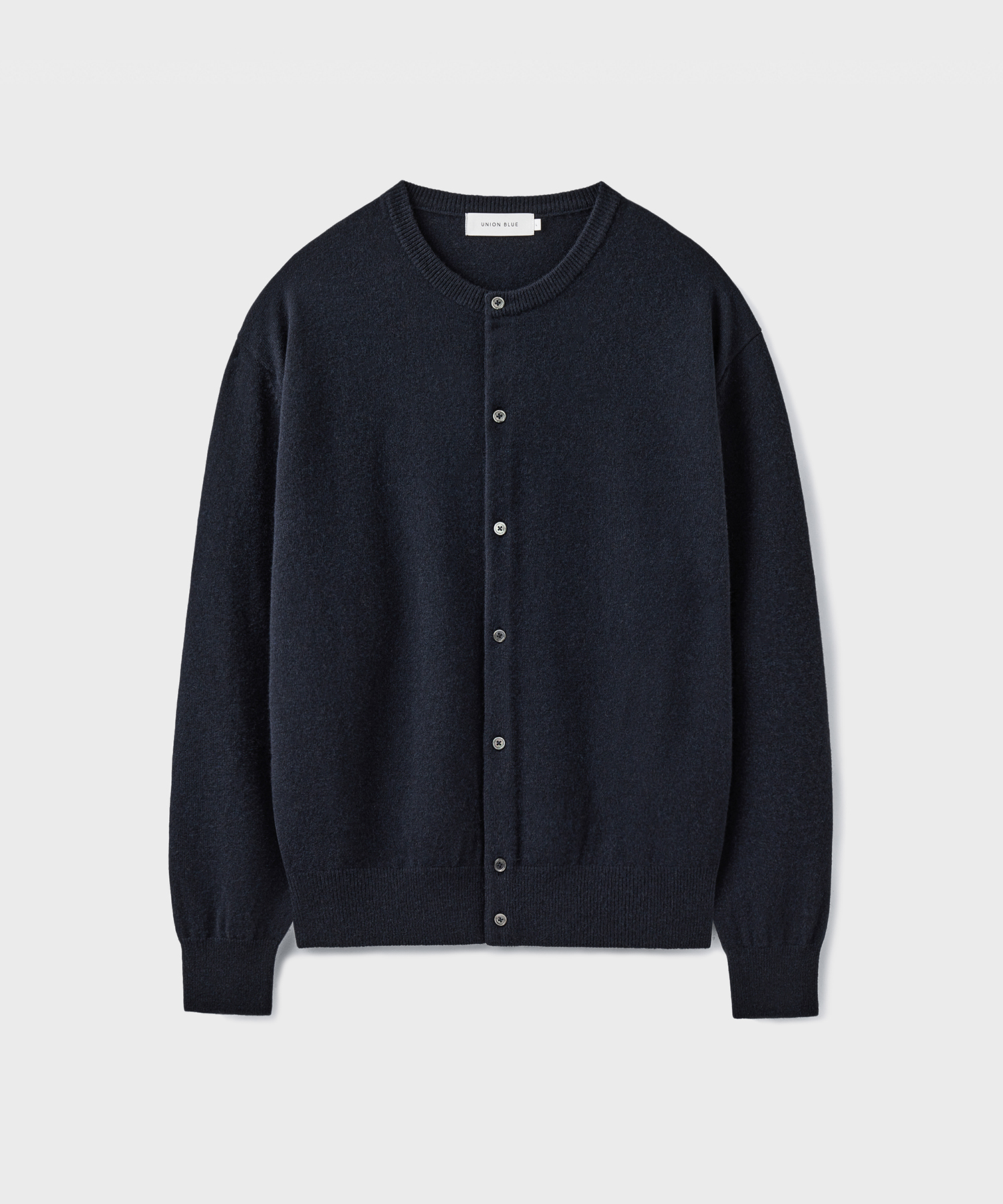 HARU CASHMERE шерсть CROP кардиган [DARK т.синий]