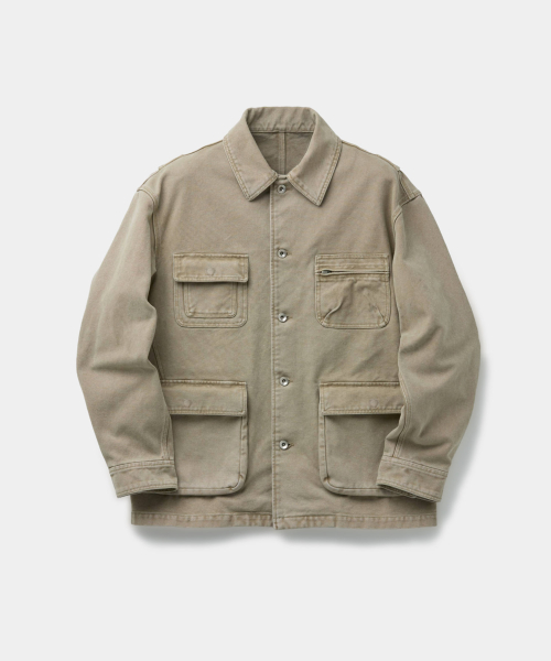 Куртка-овербол Overdyed Coverall (Washed Beige)