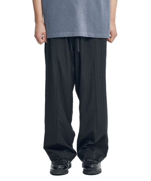 Quad Stripe Trousers [BLACK]