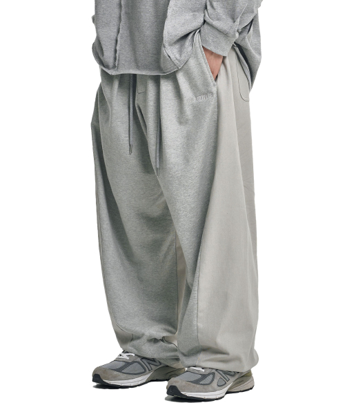 Dual Fabric Hybrid Pants [MELANGE GREY]