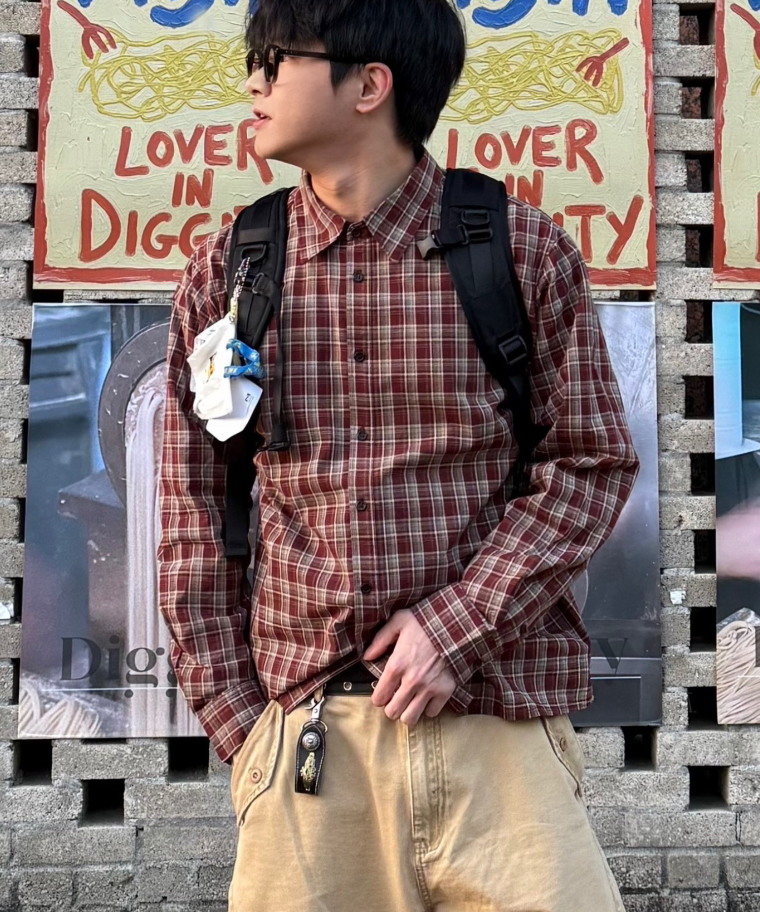 Vintage Classic Check Shirt - Brick