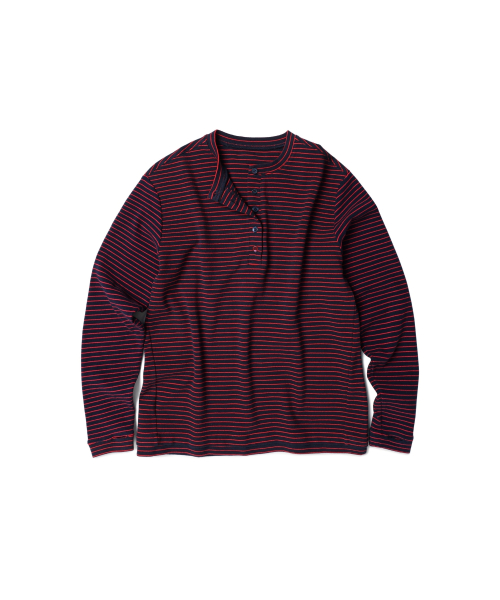 Лонгслив Layer Sole в полоску - Navy