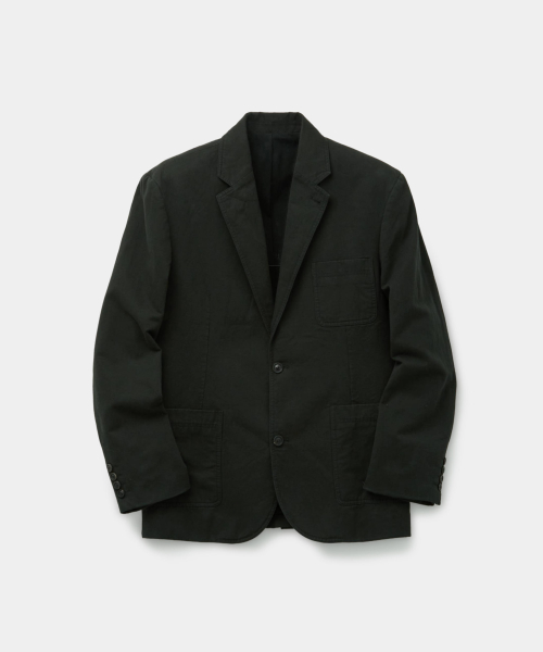 Блейзер на двух пуговицах из льняной смеси (Black)