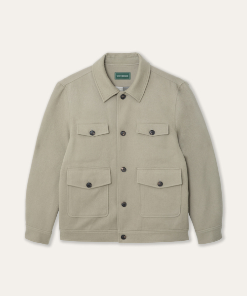 Evening Wool Blouson Green