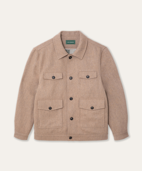 Evening Wool Blouson Brown