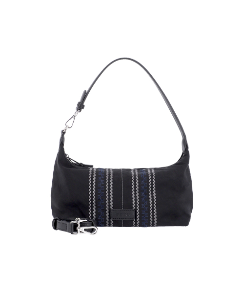 MERIDIEN Nylon Mini Shoulder Bag (Black)