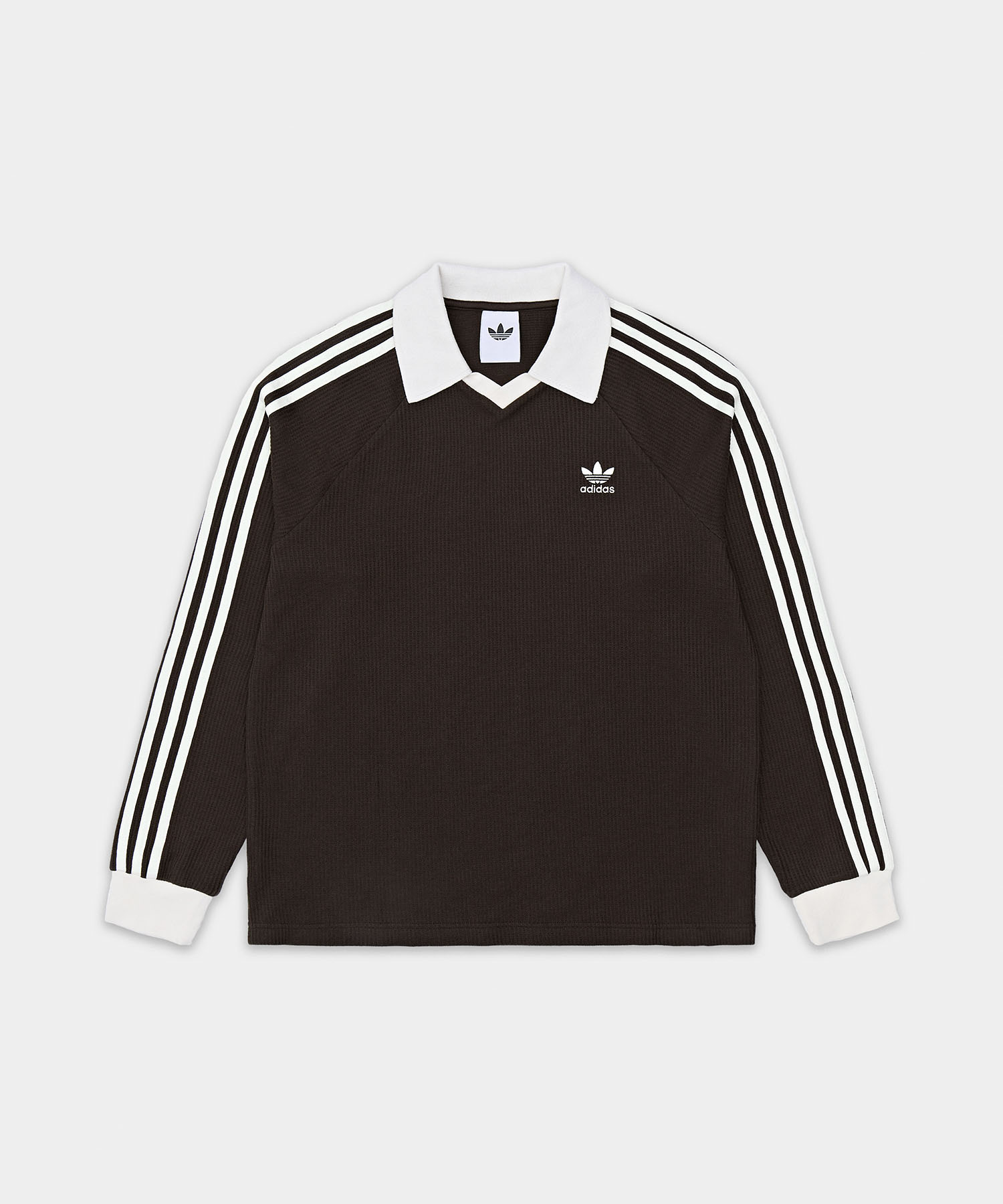 WAFFLE LS POLO DBROWN