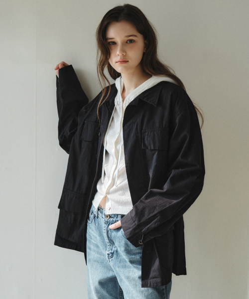 Куртка-сафари French Work BLACK (WC25-SH02)