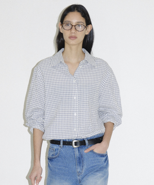 STANDARD CHECK SHIRT - BLUE