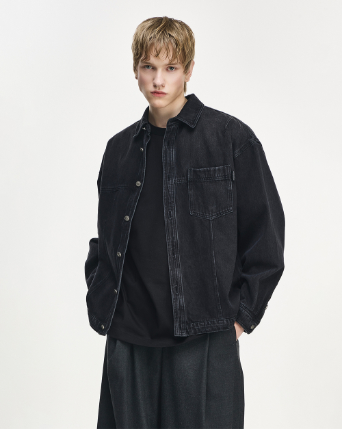 Джинсовая рубашка SONGZIO HOMME Origin Paris Black SI2SH220BK