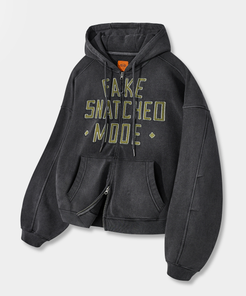 VLAD SNATCHED PATCH CROPPED HOODED ZIP-UP_PIGMENT CHARCOAL