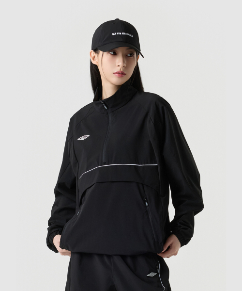 Анорак стрейч с высоким горлом Black UR121SWT21
