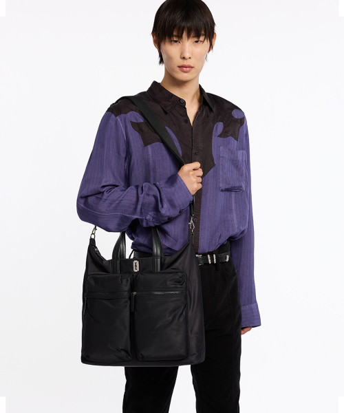 Hey City Pocket Tote M (헤이 시티 포켓 토트 미듐)_2colors