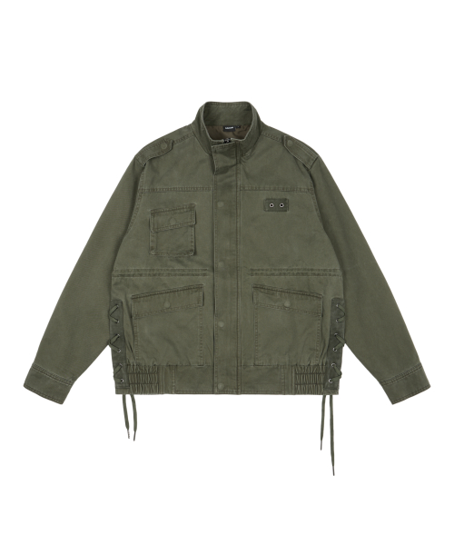 Nova Drawstring Field Jacket (Khaki)