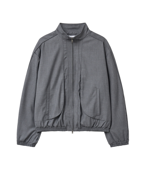 Side panel track jacket CHARCOAL