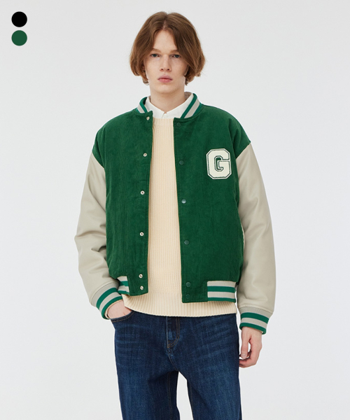 CORDUROY VARSITY JACKET (LRSFCUA712M)