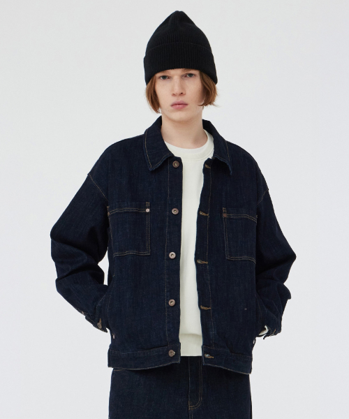 DENIM TRUKER SETUP JACKET (LRSFCUD711M)