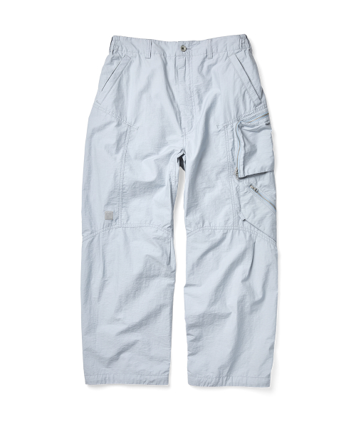 Zip Cargo Pants Blue