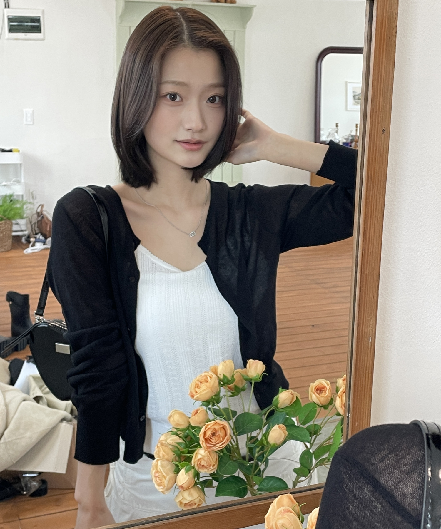 [SET] кардиган & чёрный MDCD050BLACK