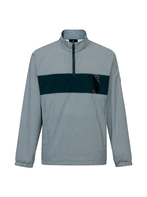 Анорак CO YD Mono на молнии 1/4 M_Dark Green