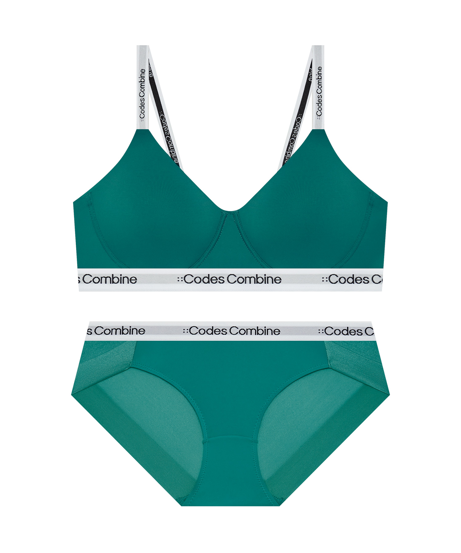 Комплект бесшовного белья Light Flexible_Teal Green