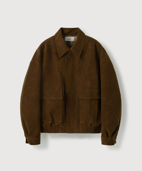 Кожаная куртка из замши Noble Hide_Brown
