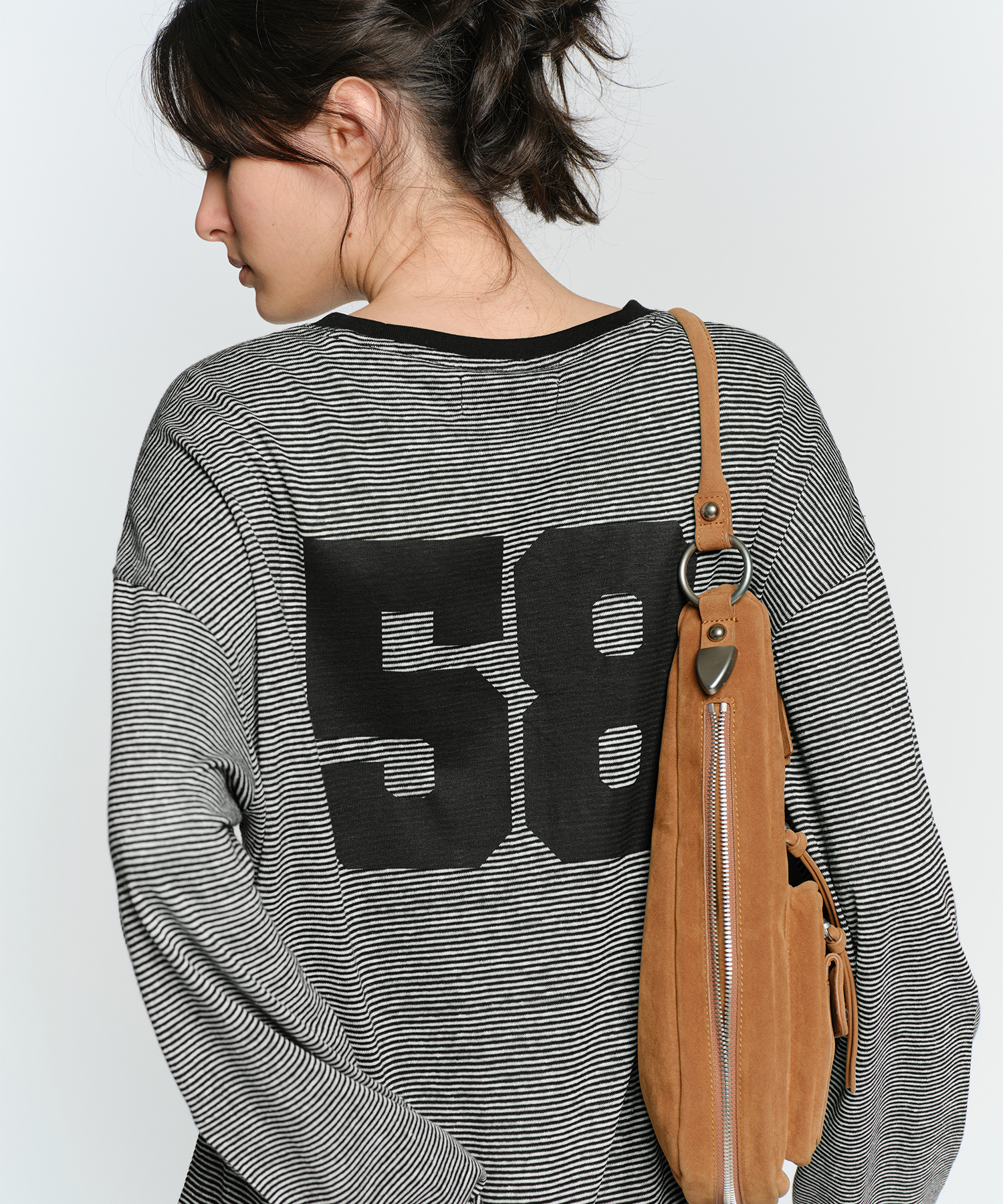 58 EASY LONG SLEEVE TOP, чёрный