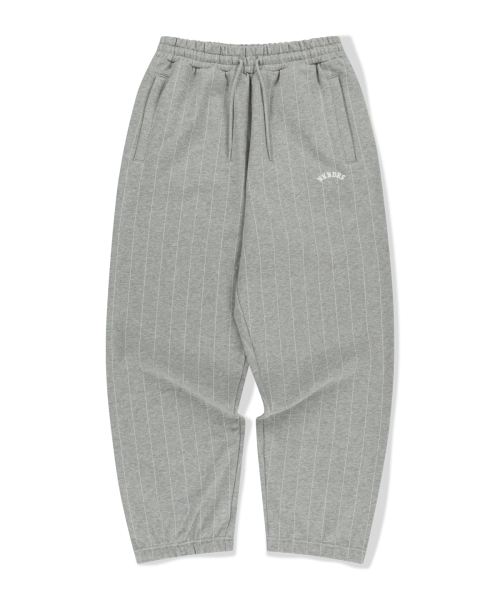 STRIPED SWEAT брюки (M.серый)