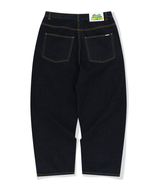 위캔더스 FROG WIDE DENIM PANTS (D.BLUE)