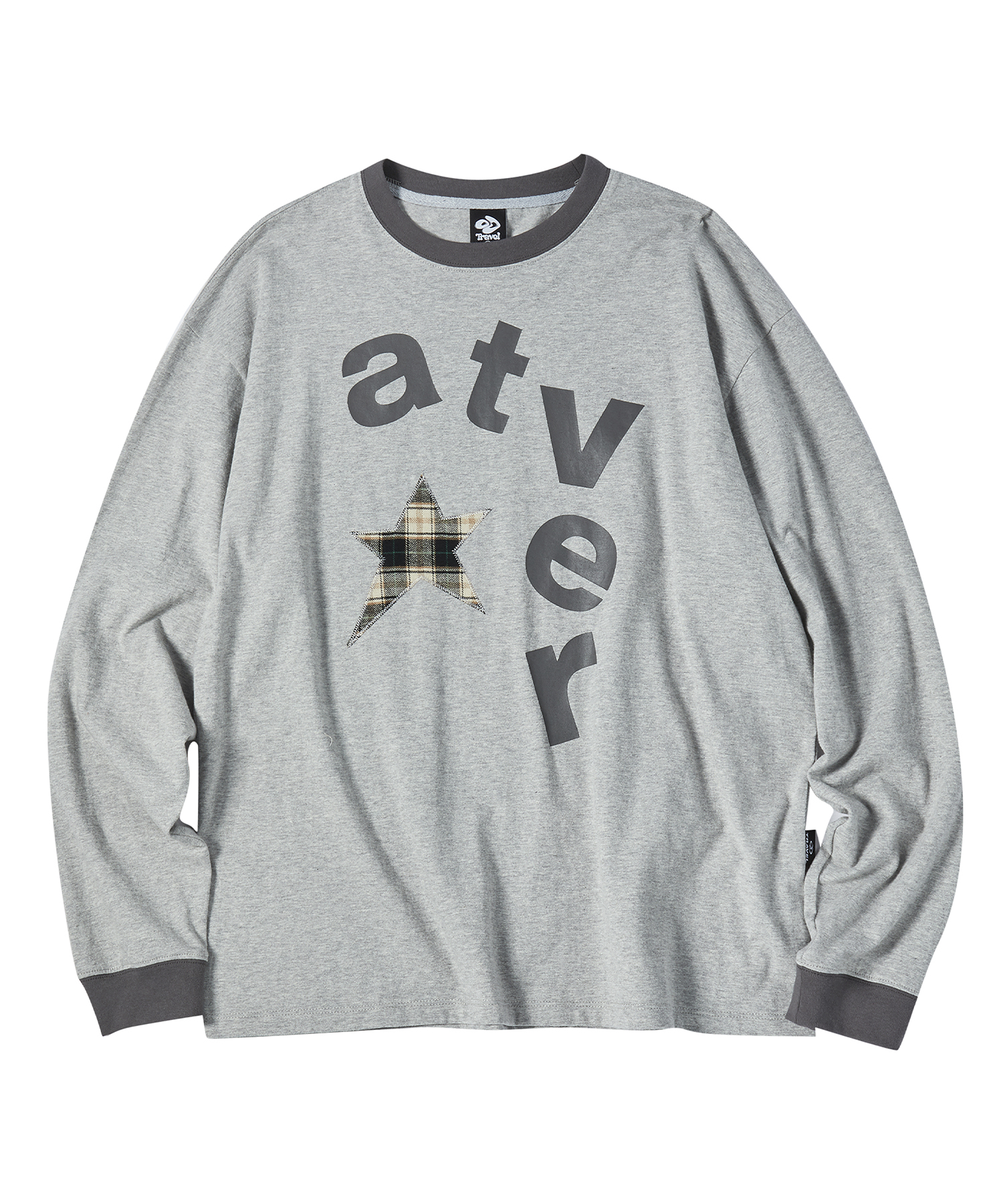 CHECK BIG ARTE LONG SLEEVE серый