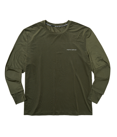 Лонгслив Air Vent Solid с отверстием для пальца (Khaki)
