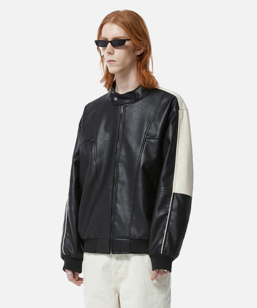 RACING LEATHER JUMPER (LRRSCLA110M)